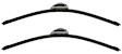SET-BS18SD-B Front, Driver and Passenger Side Wiper Blades, Framed, Sedan