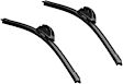 SET-BS19CA-B Front, Driver and Passenger Side Wiper Blades