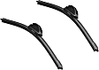 SET-BS19CA-E Front, Driver and Passenger Side Clear Advantage Series Wiper Blades, Frameless, Driver Side - 24 in.; Passenger Side - 19 in. Length
