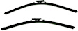 SET-BS19OE-B Front, Driver and Passenger Side Wiper Blades, Late Production, Wagon