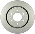 2018 Ford F-150 - Front Brake Disc, Geomet Coated, Plain Surface, Vented, 6 Lugs, 349.9 mm, 3.0L 6Cyl, QuietCast Series