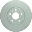 SET-BS20011540-2 Front, Driver or Passenger Side Brake Disc, Plain Surface, Vented, 5 Lugs, 300 mm, QuietCast Series