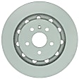 2016 Ford Flex - Front Brake Disc, Geomet Coated, Plain Surface, Vented, 5 Lugs, 352 mm, with Heavy Duty Brakes, 3.5L 6Cyl, QuietCast Series