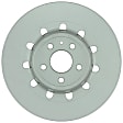 2016 Ford Flex - Front Brake Disc, Geomet Coated, Plain Surface, Vented, 5 Lugs, 352 mm, with Heavy Duty Brakes, 3.5L 6Cyl, QuietCast Series