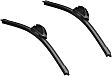 Front or Rear, Driver and Passenger Side Wiper Blades, Frameless