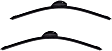 SET-BS21SD-B Front, Driver and Passenger Side Wiper Blades