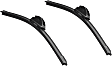 SET-BS24CA-A Front, Driver and Passenger Side Clear Advantage Series Wiper Blades, Frameless, 21 in. and 24 in. Length