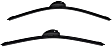 SET-BS24SD-B Front, Driver and Passenger Side Wiper Blades, Framed