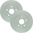 SET-BS25011440-2 Front Brake Disc, Geomet Coated, Plain Surface, Vented, 5 Lugs, 296 mm, QuietCast Series