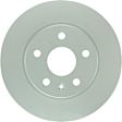 SET-BS25011440-2 Front Brake Disc, Geomet Coated, Plain Surface, Vented, 5 Lugs, 296 mm, QuietCast Series