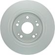 SET-BS26011451-2 Rear Brake Disc, Geomet Coated, Plain Surface, Solid, 5 Lugs, 282 mm, QuietCast Series