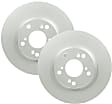 SET-BS26011547-2 Front Brake Disc, Geomet Coated, Plain Surface, Vented, 5 Lugs, 282 mm, QuietCast Series