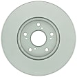 SET-BS26011577-2 Front Brake Disc, Geomet Coated, Plain Surface, Vented, 5 Lugs, 293 mm, QuietCast Series