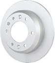 SET-BS28010833-2 Rear Brake Disc, Geomet Coated, Plain Surface, Solid, 6 Lugs, 302 mm