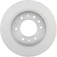 SET-BS28010833-2 Rear Brake Disc, Geomet Coated, Plain Surface, Solid, 6 Lugs, 302 mm