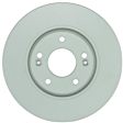 2014 Hyundai Veloster - Front Brake Disc, Geomet Coated, Plain Surface, Vented, 5 Lugs, 300 mm, Turbocharged, 1.6L 4Cyl, QuietCast Series