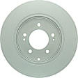 SET-BS28011450-2 Rear Brake Disc, Geomet Coated, Plain Surface, Solid, 5 Lugs, 3.3L, 6Cyl, QuietCast Series