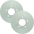 SET-BS28011552-2 Rear Brake Disc, Geomet Coated, Plain Surface, Solid, 5 Lugs, 261.9 mm, QuietCast Series