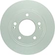 SET-BS28011552-2 Rear Brake Disc, Geomet Coated, Plain Surface, Solid, 5 Lugs, 261.9 mm, QuietCast Series