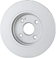 SET-BS34011589-2 Front Brake Disc, Geomet Coated, Plain Surface, Vented, 4 Lugs, 257.9 mm, 1.5L, 4Cyl