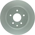 2007 Nissan 350Z - Rear Brake Disc, Geomet Coated, Plain Surface, Vented, 5 Lugs, 307.7 mm, Coupe, With 308 (mm) Diameter Brake Rotor, 3.5L 6Cyl, QuietCast Series