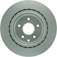2007 Nissan 350Z - Rear Brake Disc, Geomet Coated, Plain Surface, Vented, 5 Lugs, 307.7 mm, Coupe, With 308 (mm) Diameter Brake Rotor, 3.5L 6Cyl, QuietCast Series