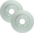 SET-BS40011472-2 Front Brake Disc, Geomet Coated, Plain Surface, Vented, 5 Lugs, 295.9 mm, QuietCast Series