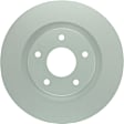 SET-BS40011473-2 Front Brake Disc, Geomet Coated, Plain Surface, Vented, 5 Lugs, 295.8 mm, 2.5L, 4Cyl, QuietCast Series