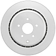 2012 Infiniti M56 - Rear Brake Disc, Geomet Coated, Plain Surface, Vented, 5 Lugs, 349.7 mm, 5.6L 8Cyl, QuietCast Series