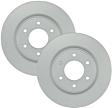 SET-BS40011489-2 Front Brake Disc, Geomet Coated, Plain Surface, Vented, 6 Lugs, 349.7 mm, 5.6L, 8Cyl, QuietCast Series