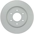 SET-BS40011489-2 Front Brake Disc, Geomet Coated, Plain Surface, Vented, 6 Lugs, 349.7 mm, 5.6L, 8Cyl, QuietCast Series