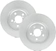 SET-BS48011475-2 Front Brake Disc, Geomet Coated, Plain Surface, Vented, 5 Lugs, QuietCast Series