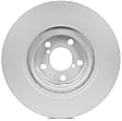 SET-BS48011475-2 Front Brake Disc, Geomet Coated, Plain Surface, Vented, 5 Lugs, QuietCast Series