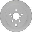 SET-BS48011655-2 Rear Brake Disc, Geomet Coated, Plain Surface, Solid, 5 Lugs, 273.8 mm, QuietCast Series