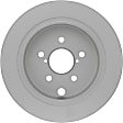 SET-BS48011655-2 Rear Brake Disc, Geomet Coated, Plain Surface, Solid, 5 Lugs, 273.8 mm, QuietCast Series