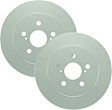 SET-BS50011484-2 Brake Disc, Geomet Coated, Plain Surface, Solid, 5 Lugs, 259 mm, QuietCast Series