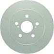 SET-BS50011484-2 Brake Disc, Geomet Coated, Plain Surface, Solid, 5 Lugs, 259 mm, QuietCast Series