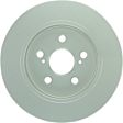 SET-BS50011484-2 Brake Disc, Geomet Coated, Plain Surface, Solid, 5 Lugs, 259 mm, QuietCast Series