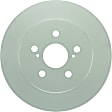 SET-BS50011484-4 Front and Rear Brake Disc, Geomet Coated, Plain Surface, Solid, 5 Lugs, 259 mm, QuietCast Series