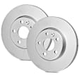 SET-BS50011490-2 Front Brake Disc, Geomet Coated, Plain Surface, Vented, 5 Lugs, 334 mm, QuietCast Series