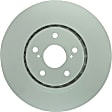 2007 Lexus RX350 - Front Brake Disc, Geomet Coated, Plain Surface, Vented, 5 Lugs, 319 mm, Except Japan Built, 3.5L 6Cyl, QuietCast Series