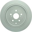2012 Toyota Sienna - Rear Brake Disc, Geomet Coated, Plain Surface, Solid, 5 Lugs, 309 mm, 3.5L 6Cyl, QuietCast Series