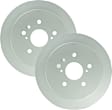 SET-BS50011505-2 Rear Brake Disc, Geomet Coated, Plain Surface, Solid, 5 Lugs, 297.8 mm, QuietCast Series