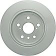 2016 Toyota Camry - Rear Brake Disc, Geomet Coated, Plain Surface, Solid, 5 Lugs, 281 mm, 3.5L 6Cyl, QuietCast Series