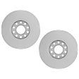 SET-BS53011391-2 Front Brake Disc, Geomet Coated, Plain Surface, Vented, 5 Lugs