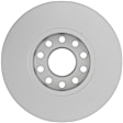 SET-BS53011391-2 Front Brake Disc, Geomet Coated, Plain Surface, Vented, 5 Lugs
