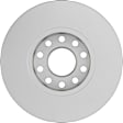 SET-BS53011391-2 Front Brake Disc, Geomet Coated, Plain Surface, Vented, 5 Lugs