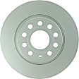 SET-BS53011414-2 Front Brake Disc, Geomet Coated, Plain Surface, Vented, 5 Lugs, 279.9 mm, 2.0L, 4Cyl, QuietCast Series