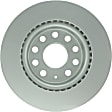 SET-BS53011414-2 Front Brake Disc, Geomet Coated, Plain Surface, Vented, 5 Lugs, 279.9 mm, 2.0L, 4Cyl, QuietCast Series