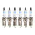 2005 Jeep Liberty - Spark Plug, Do Not Gap, Gap is Preset, Original Center Electrode Material is Copper/Nickel, Set of 6, 3.7L 6Cyl, Platinum Series